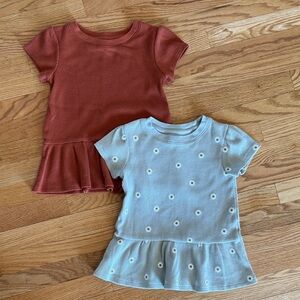 Toddler Girl Waffle Knit Tops